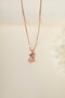 Heliophilia Silver Collar de Plata de Ley 925 en Oro Rosa
